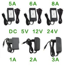 Webcams AC Voedingsvoorziening Adapter DC 5V 12V 24V 1A 2A 3A 5A 6A 8A Universal Charger DC 5V 12V 24V verlichting Transformatoren AC 220V tot 12 24 V