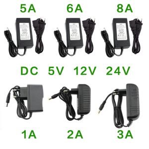 Webcams Adaptateur d'alimentation AC DC 5V 12V 24V 1A 2A 3A 5A 6A 8A Charger universel DC 5V 12V 24V Transformers d'éclairage AC 220V à 12 24 V