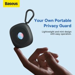 Cámaras web Baseus Antispy Detector de cámara oculto Portes de seguridad de detección de Lnfrared para el vestuario del hotel Baño público