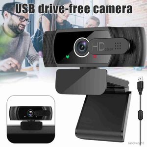 Webcams de bureau vidéo en direct Webcam caméra de réduction du bruit adaptée aux accessoires de voyage d'affaires R230728