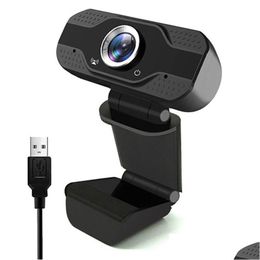 Webcams FL HD 1080P CAMERIE Web PC WEBCAM PC AVEC MICROPHONE X5 USB Pour appeler en direct Broadcast Video Conference Drop Livroptor Ordrods NE DHLHD