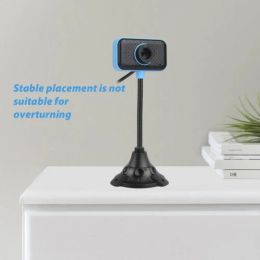 Webcams flexible caméra numérique webcam microphone usb web cam 2.0 480p ordinateur vidéo pc avec