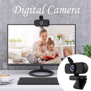 Webcams Caméra vidéo portable Caméscope numérique 1080P numérique avec microphone webcam