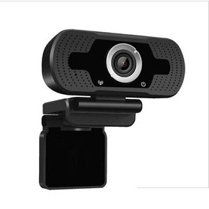 Webcams HD 1080P Webcam Ingebouwde Dual Mics Web Camera USB Pro Stream voor Desktop Laptops PC Game Cam OS Windows Drop Delivery Computer OTL97