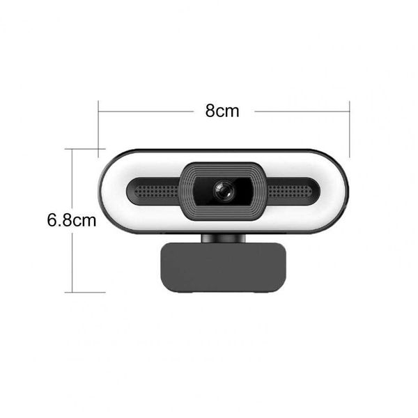 Webcams Webcam de alta calidad Plug PC Webcam Interface Cámara web giratoria para computadora 1080P/2K