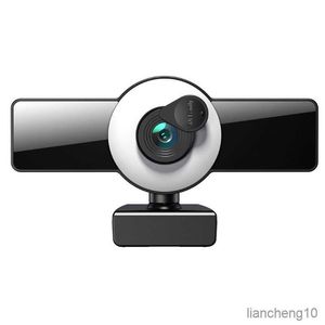 Webcams lumière Webcam Auto pour caméra Web FOCUS avec couverture de confidentialité pour ordinateur portable vidéo livraison directe R230728