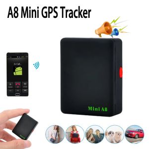 Webcams Mini A8 Locator Outdoor Pet Trackin Real Time GPS Tracker met SOS -knop voor auto's Kids GSM/GPRS/LBS Tracker Locator Adapter
