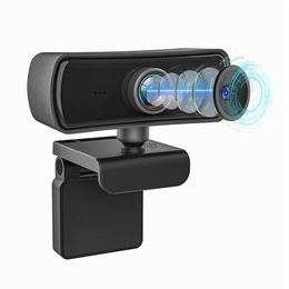 Webcams Mini Webcam 2K Full HD, caméra Web, Microphone intégré, prise USB, pour PC, Mac, ordinateur portable, Xbox, Skype, bureau, YouTubeL240105