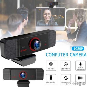 Webcams mini webcam Fast Auto-Focus High 1080p Intelligent pour ordinateur portable PC Capture de capture Camera Degrees webcam R230728