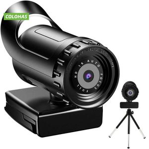 Webcams Netwerkcamera 4K 2K 2K Autofocus PC Network Camera Full HD 1080p Wijdhoek schoonheidscamera met microfoon die wordt gebruikt voor live videoconferenties J240518