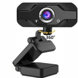 Webcams Nieuwe webcam 1080p HD Web Camera Auto Focus met microfoon USB Plug Web Cam voor pc -computer Laptop Video Mini Camera