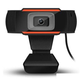 Webcams Le plus récent 12.0Mp USB 2.0 caméra Web Cam 360 degrés micro webcam à clipser pour ordinateur Skype PC ordinateur portable ordinateurs de bureau livraison directe calcul Ot2Jw
