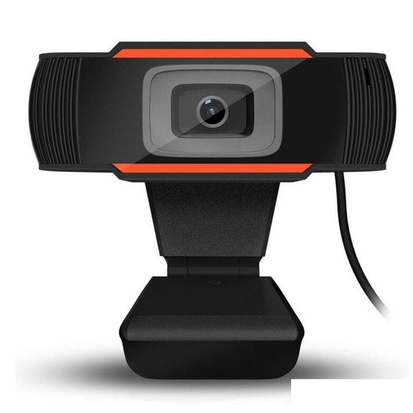 Webcams El más nuevo 12.0MP USB 2.0 Cámara Web Cam 360 ​​grados Mic Clip-on Webcam para Skype Computadora PC Computadora de escritorio Computadora de entrega Drop Entrega OT2JW