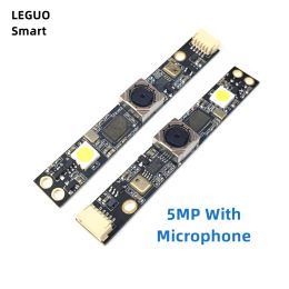 Webcams OV5640 USB Camera Module Board avec microphone 60 degrés Auto Focus Yuy2 Mjpeg HD 5MP pour ordinateur portable