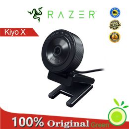 Cámaras web Razer Kiyo X Full HD Streaming Webcam: 1080p 30 fps o 720p 60 fps equipado con configuraciones automáticas totalmente personalizables