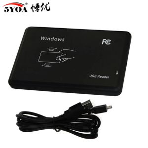 Webcams RFID Reader Port USB EM4100 TK4100 125KHz ID IC 13.56MHz S50 S50 S70 Fenêtre de support de carte sans contact Linux