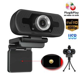 Webcams Smart Web Camera Webcam Full 1080P Multifonctions Plug pour jeu de bureau Streaming en direct