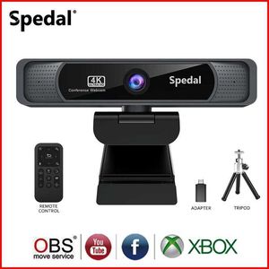 Webcams Spedal FF931 HighDefinition 4K Network Camera 120 Wideangle Network Camera wtih Microphone and Remote Control Streaming Network Camera PC Conference J