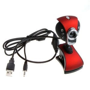 Webcams USB 2.0 50.0M 6 LED Webcam Web Cam caméra avec Micphone pour Pc ordinateur portable livraison directe ordinateurs accessoires de réseau Ot8Q7