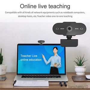 Webcams Webcam 1080p 4k Mini Pc Caméra Web Professionnelle avec Microphone pour Ordinateur Bureau Streaming R230728