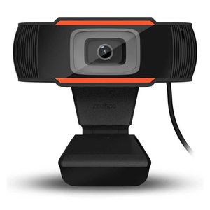 Webcams Webcam 1080P 720P caméra Web Full HD avec Microphone prise USB caméra Web pour ordinateur PC Mac ordinateur portable en direct Mini caméra L240105