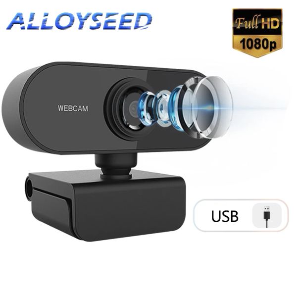 Webcams webcam 1080p Caméra Web HD complète avec microphone usb plugandplay web cam pour ordinateur pc mac ordinateur portable youtube mini cam