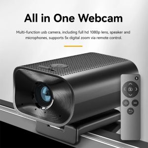 Webcams Webcam 1080p HD 30fps met stereomicrofoon voor desktop laptopcomputers streamen met afstandsbediening