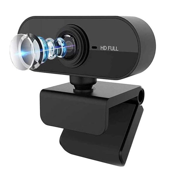 Webcams Webcam caméra Web 1080P avec microphone caméra Web USB Full HD 1080P caméra webcam pour ordinateur PC appels vidéo en direct WorkL240105