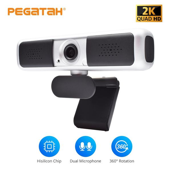 Webcams webcam 4k 2k camara web pc caméra web caméra avec caméras microphones web pour caméra pc usb webcam vidéo appelant une webcam complet HD