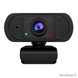 Webcams Webcam Microphone automatique Caméra de réunion Caméra d'appel vidéo haut de gamme Mise au point automatique pour PC portable Webcam Compatible R230728