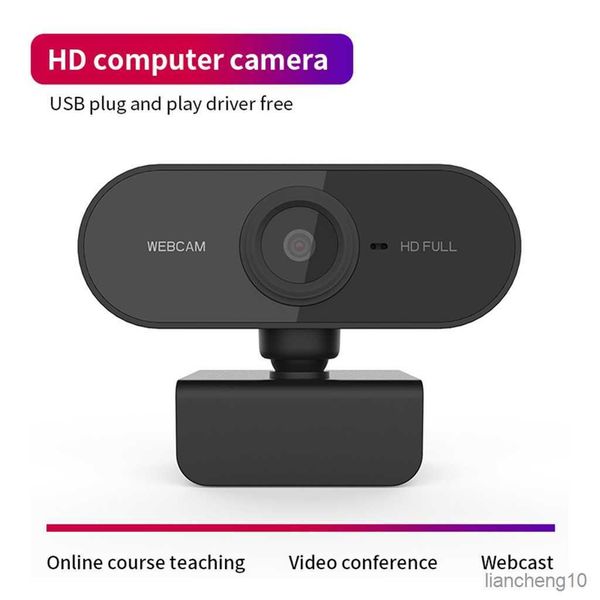 Webcams Webcam para Android TV Computadora Laptop Web con micrófono Telecamera PC Cámara Trabajo Video en casa Reunión R230728