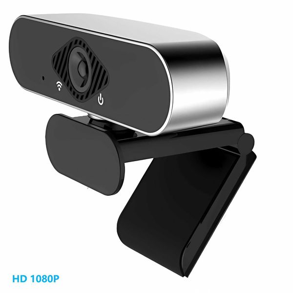 Webcams Webcam avec microphone 1080P Ordinateur Caméra en direct Millions de pixels Sans pilote