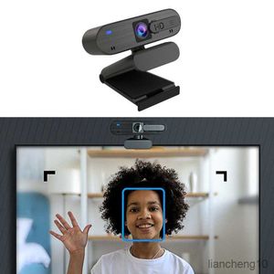 Webcams Webcam avec microphone Couverture de caméra Web pour PC Ordinateur portable Jeu de bureau Mini caméra R230728