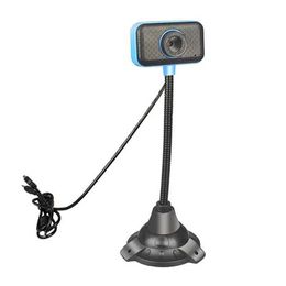 Webcams Large application Webcam Home Office Dortoir Ordinateur de table Caméra Web haute définition avec microphone intégré L240105