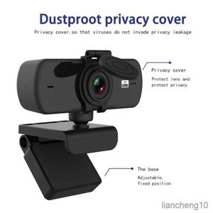 Webcams avec microphone 1080p Webcam 1080p Full Web Mini caméra Web Caméra Webcam pour Pc R230728
