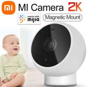 Webcams Xiaomi Mijia IP -camera 2k 1296p Wifi Baby Security Monitor Webcam Night Vision AI Human Detection Surveillance Video Smart Home Smart Home