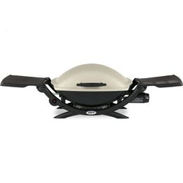 Weber Q2000 Vloeibare Propaan GrillWitte Bbq Grill Outdoor Camping Oven 240223