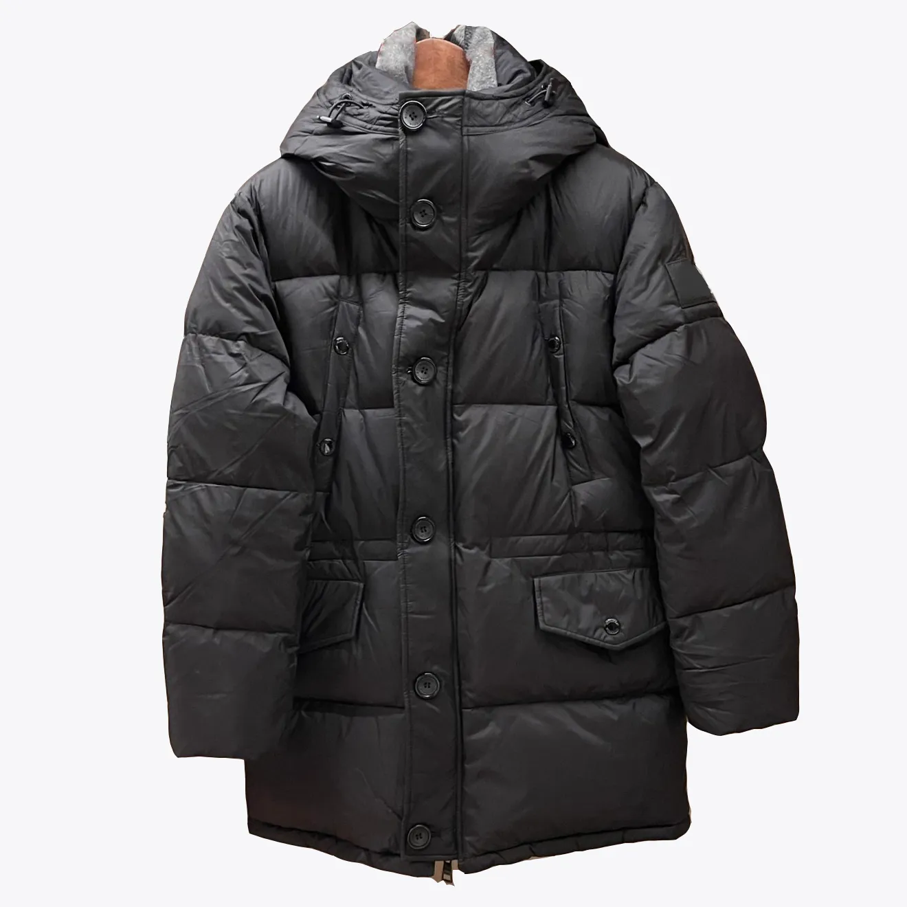 Hot Sale British Style Designer Mens Long Down Jacket Canada North