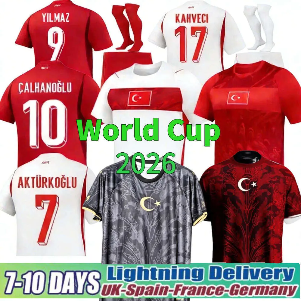 トルコ サッカー ジャージ DEMIRAL Kokcu 2026 2025 Calhanogluを
