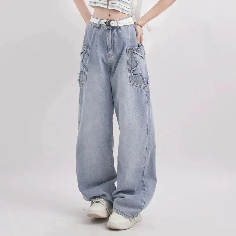Previous Designer Jeans Women Loose Jeans Hole Ruin Ksubi Jeans Womens Trendy Religion Long Pants Robin Jeans Summer New Slim Fitting Baggy Undefined Jeans 6953