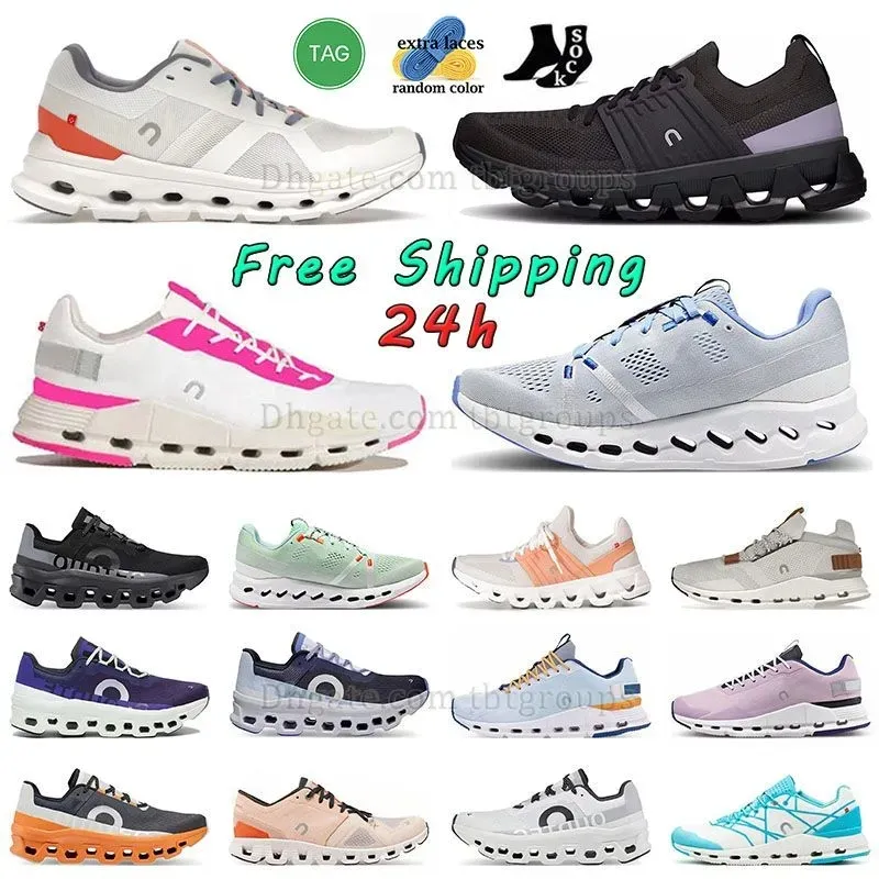 Free Shipping Cloud X3 Mens Womens Casual Shoes Designer Sneaker Outdoor Trainer Clouds Monster Nova Surfer Vista Swift 3 X 5 Runner Hot Pink and White Black