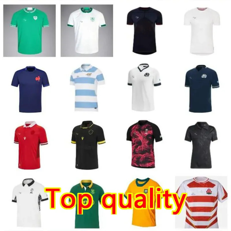 2023 2024 Fiji Japan Irland Rugby Jersey 23 24 Skottland South Englands African Australia Argentina Home Away French Waleser Alternativ