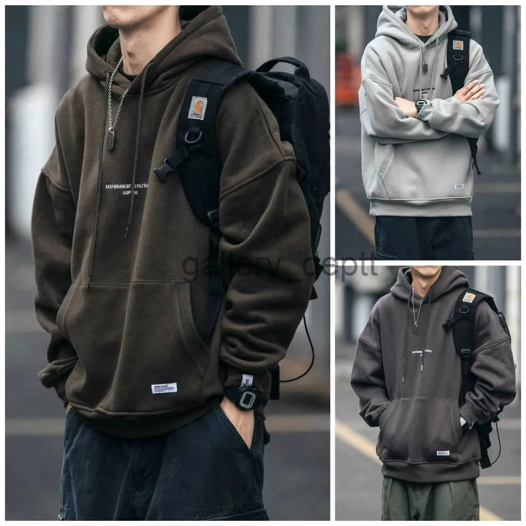 Men's Hoodies Sweatshirts Hoodie Embroidered basic Letters unisex Wide form Wear Very Beautiful High Quality Korean cotton Felt Suitable For All Time J230914