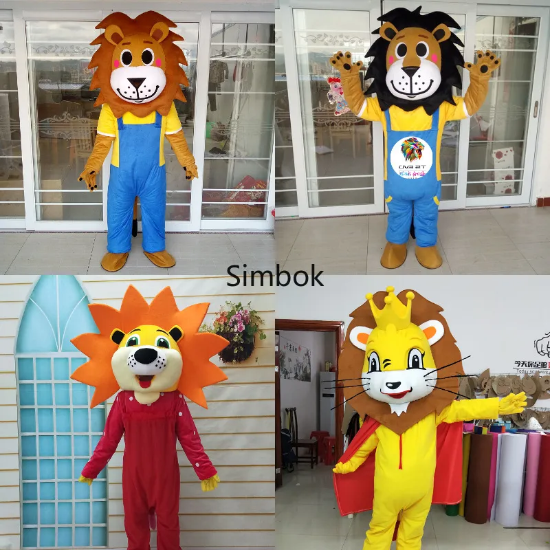 Mascot Animal Lion Cartoon Figure Costume Commercial Activities Head Cover Flyers Clothes Doll Modeling Performance Doll Props mascot