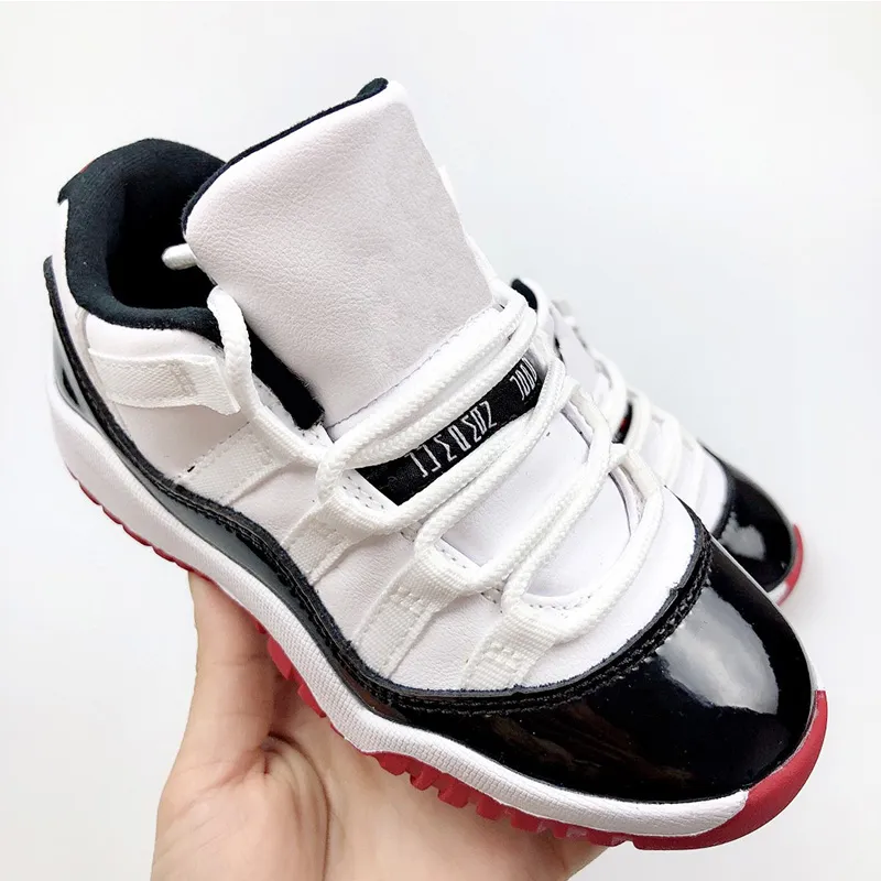 Retro 2023 Kids Shoes 11s Shoe Children Black Sneaker Chicago Designer Military Grey Trainers Baby Kid