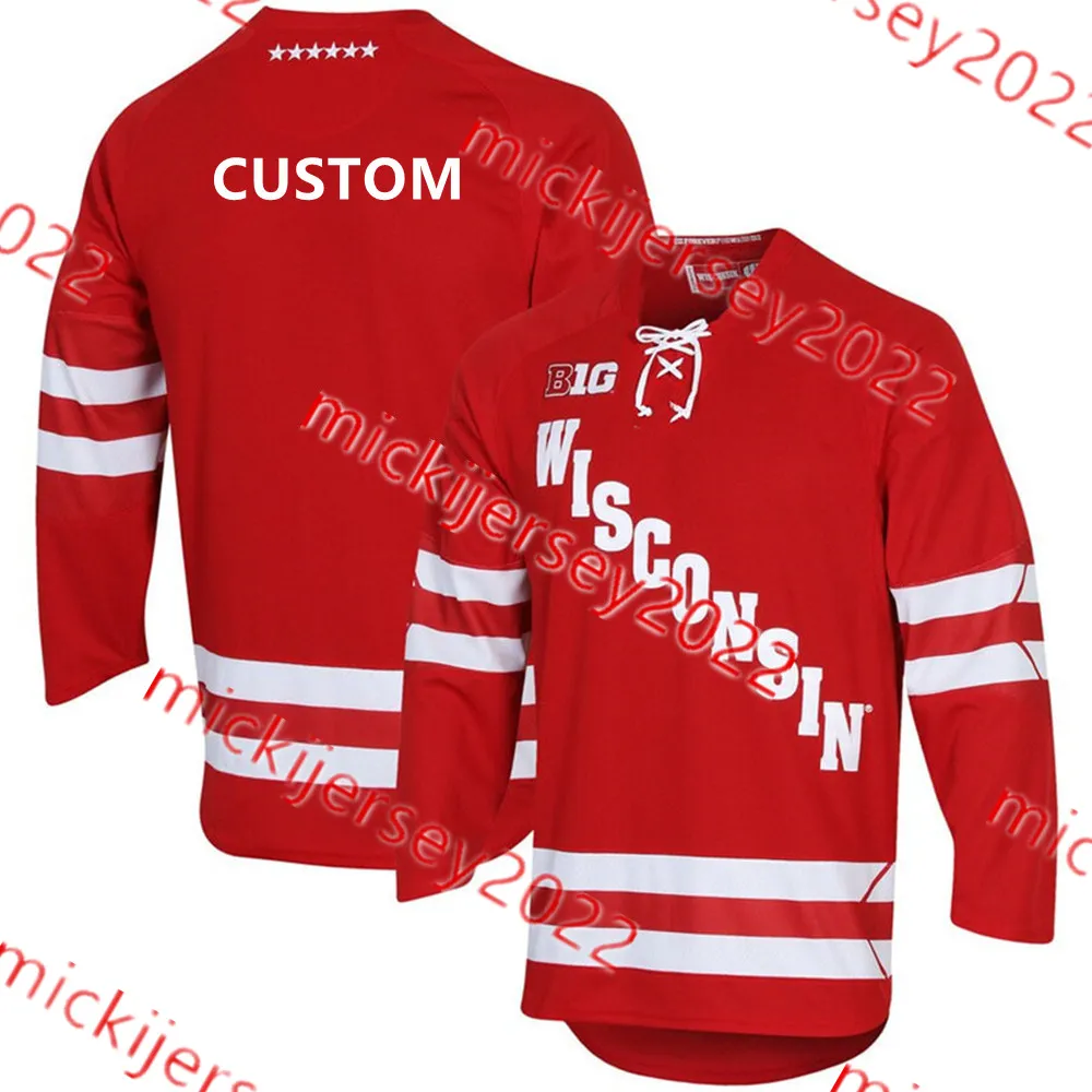 Wisconsin badgers hockey jersey discount