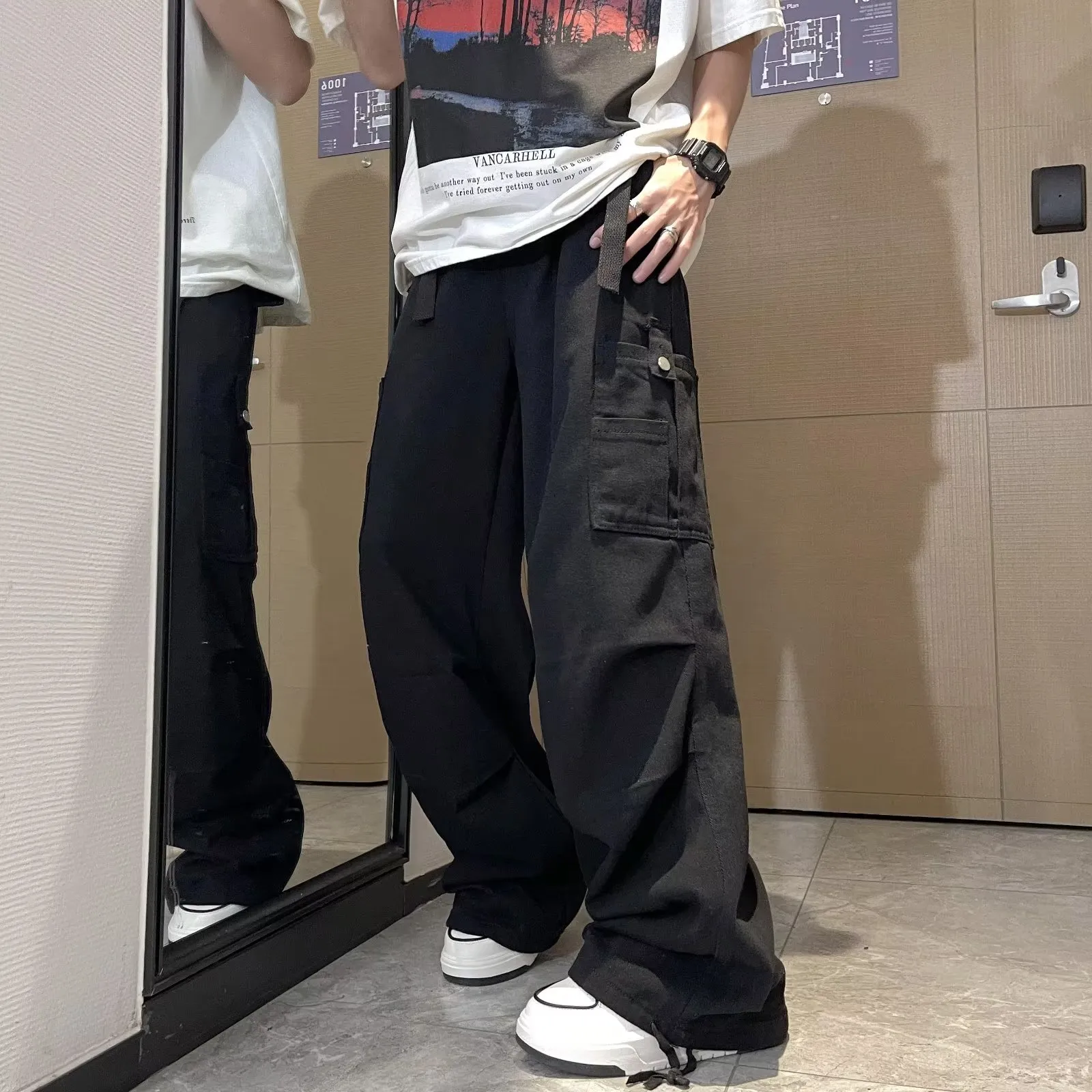 Loose fitting 2024 summer pants