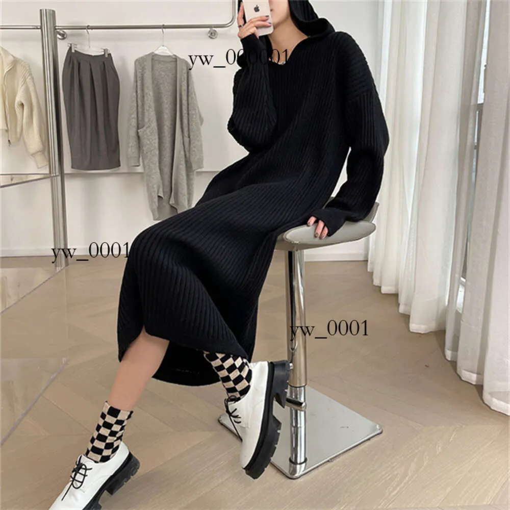 Whitederress French Lazy Style 2023 Autumn/Winter Women's Design Sense Solid Colored Fored Fashion Butted Butted Fress for Women 3438