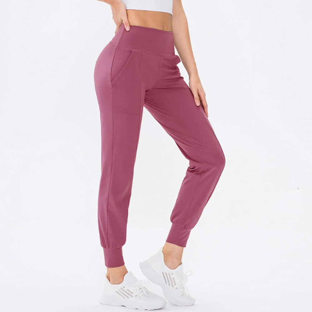 Womens Women Yoga Ninth Running Fiess Joggers Soft High Waist Elastic Casual Jogging Pants 5 Colors esshoodie jacketstop