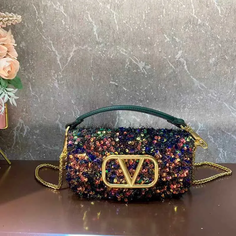 Torba designerska bagietka torba na ramiona torba na ramię 3D mini torebka ręcznie robione faux kryształowe koraliki i cekiny hafty